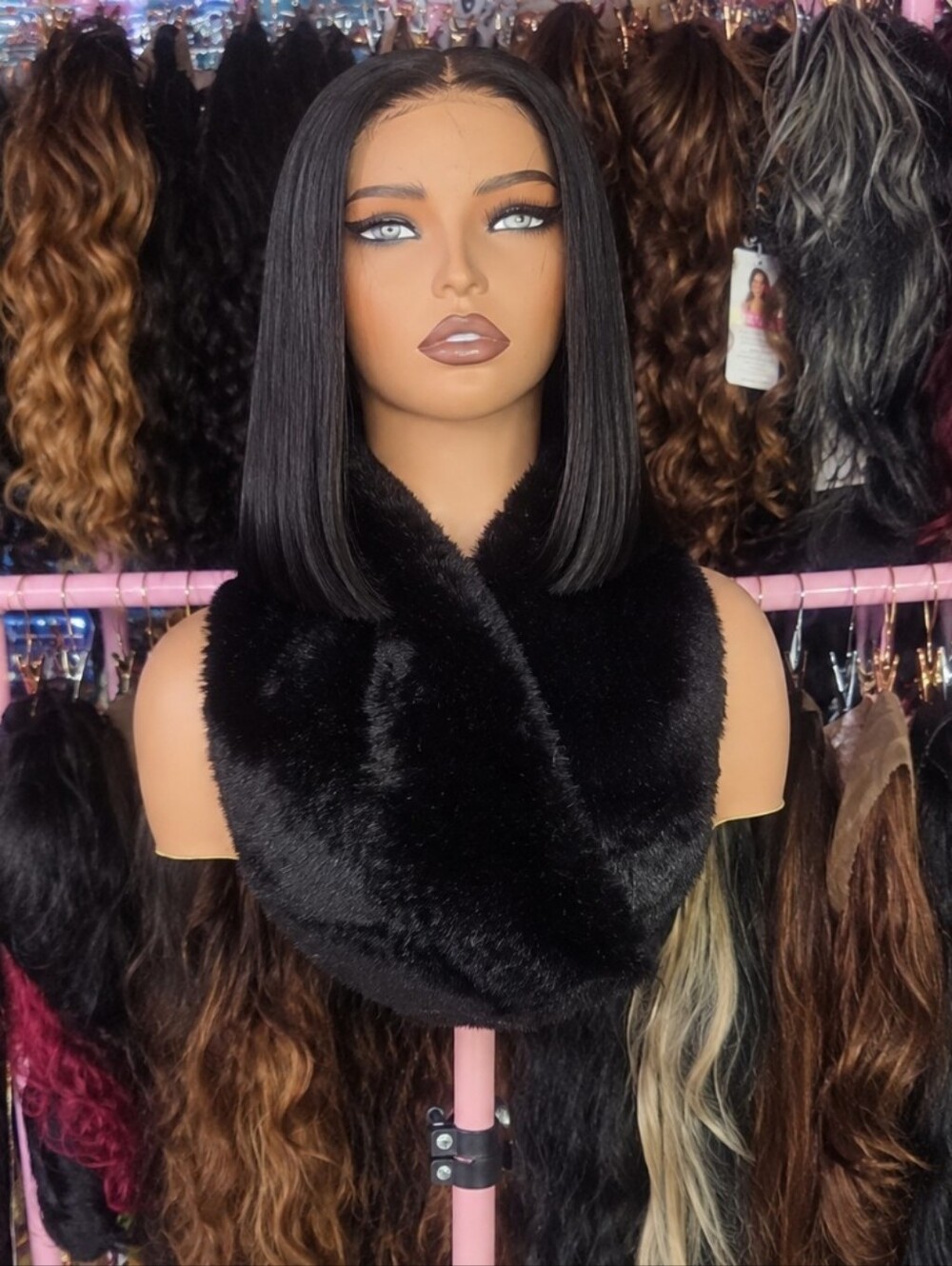 12" 100% Human Hair Glueless Bob Wig 6x4 HD Lace 150% Density